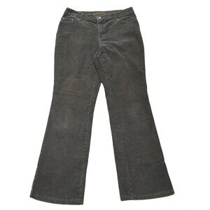 St. John's Bay Women's Gray Bootcut Corduroy's Size 8